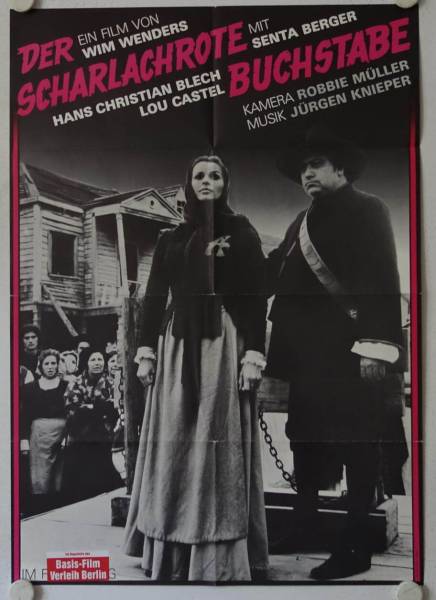 Der scharlachrote Buchstabe originales deutsches Filmplakat